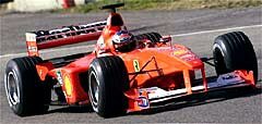 2000 Winter testing - Michael Schumacher (Ferrari F1-2000)