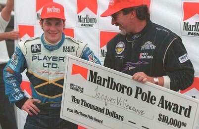 Jacques Villeneuve - Marlboro Pole Award